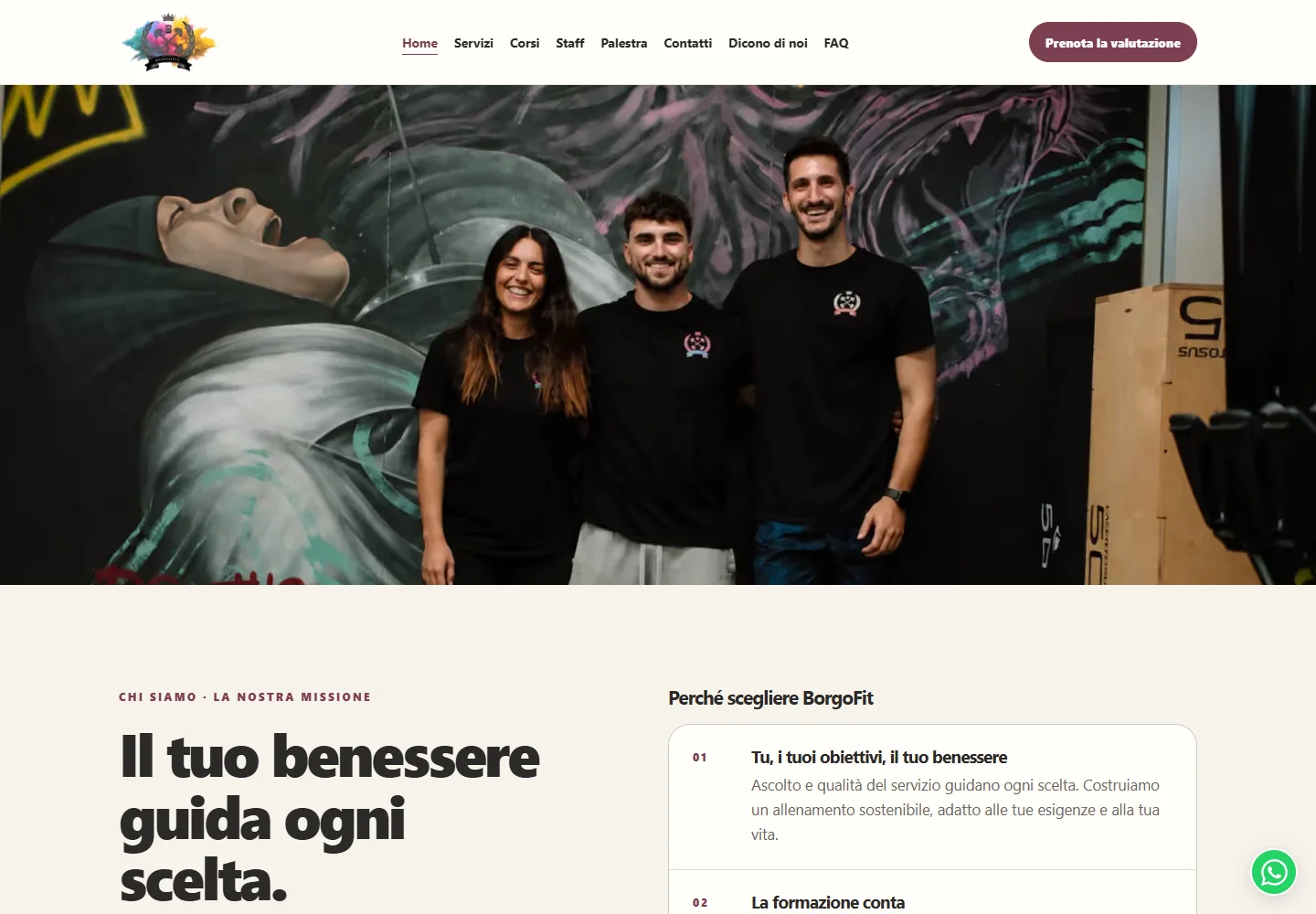 Anteprima del progetto BorgoFit