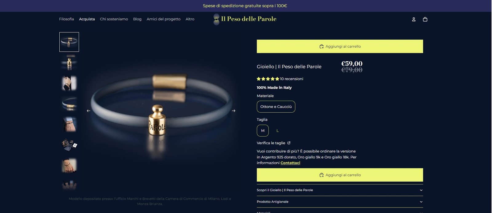Anteprima del progetto Il Peso delle Parole